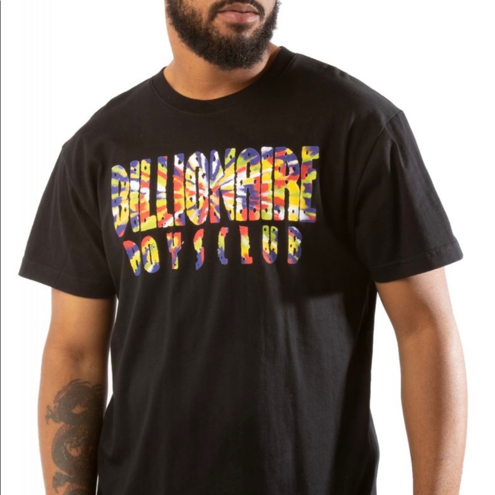 Billionaire Boys Club Mens Black BB Straight Dye SS‎ Pullover T shirts Size M